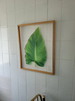 Quadri di Tigre e Leone con Foglie