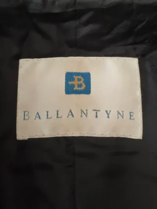 Cappotto doppiopetto velluto Ballantyne nero