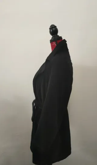 Cappotto doppiopetto velluto Ballantyne nero