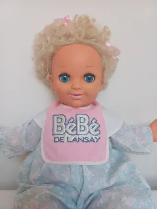 Bambola Bebi Mia,Galoob,Baby Talk.Francese.Riccia