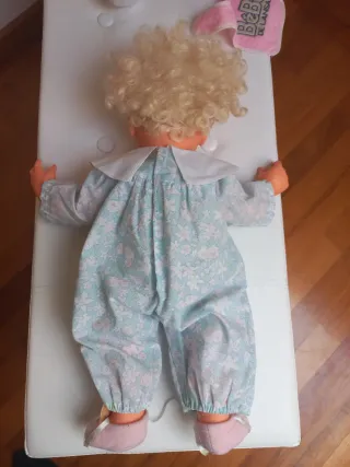 Bambola Bebi Mia,Galoob,Baby Talk.Francese.Riccia