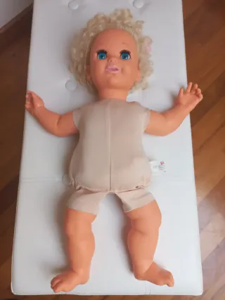 Bambola Bebi Mia,Galoob,Baby Talk.Francese.Riccia