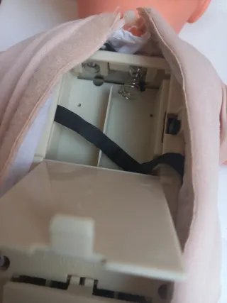 Bambola Bebi Mia,Galoob,Baby Talk.Francese.Riccia