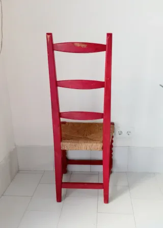 Silla Antigua Madera Maciza