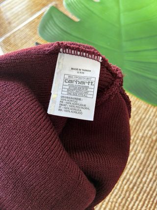Gorro Carhartt Burdeos