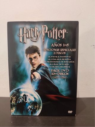Pack DVD Harry Potter (5Discos)