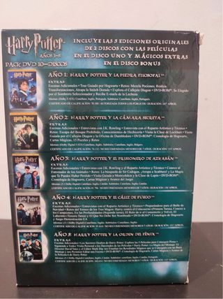 Pack DVD Harry Potter (5Discos)