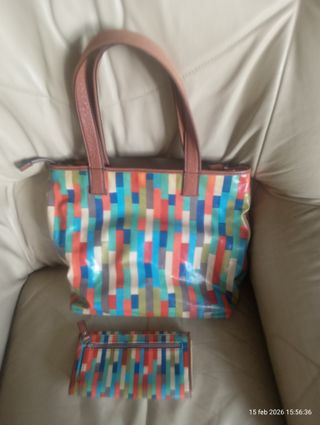 Borsa e portafoglio Fossil multicolor