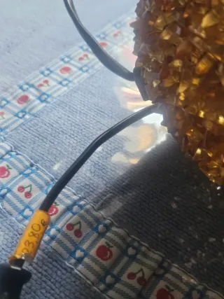 Lámpara de mesa esférica cristal