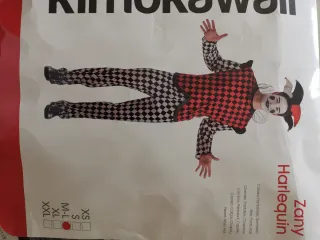 Disfraz Arlequín Kimokawaii Talla 5-6 3-4 M-L XS