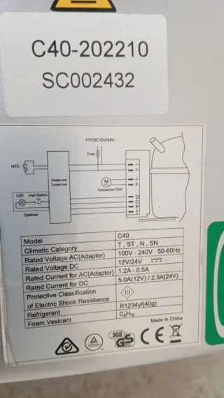 Nevera portátil para coche