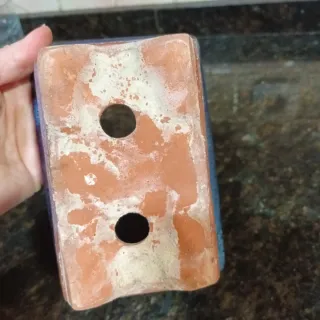 Macetero Bonsái Cerámica Azul