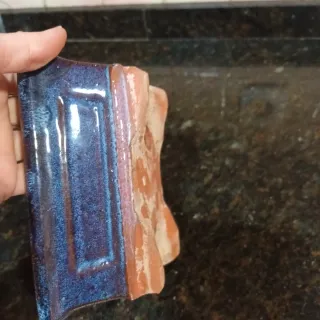 Macetero Bonsái Cerámica Azul