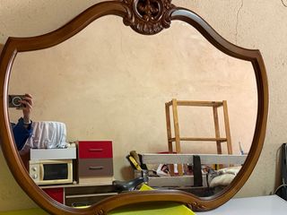 Espejo madera rústico