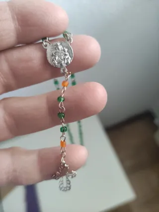 Rosario con medalla y cruz