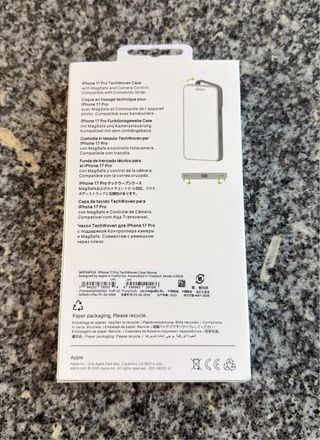 Capa iPhone 17 Pro TechWoven Sienna