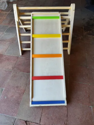 Triangolo Pikler e Rampa in Legno
