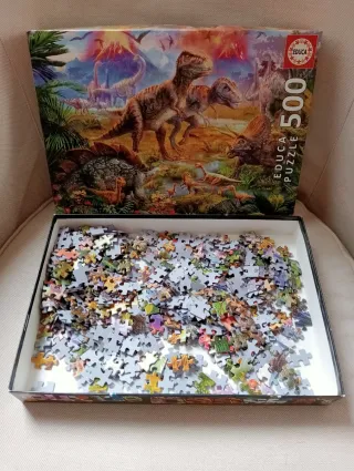 Puzzle Educa Dinosaurios 500 Piezas