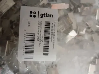 Conectores RJ45 Macho FTP (50uds)