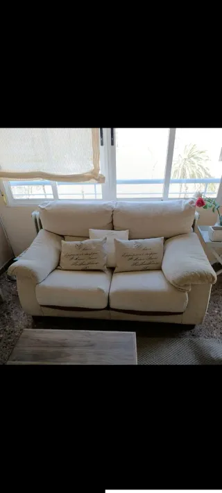 Sofá 3+2 plazas beige