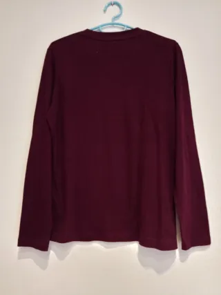 Camiseta manga larga con dibujo auriculares