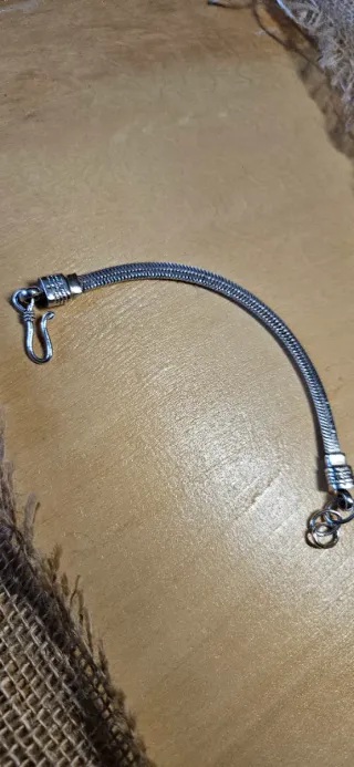 Bracciale snake argento