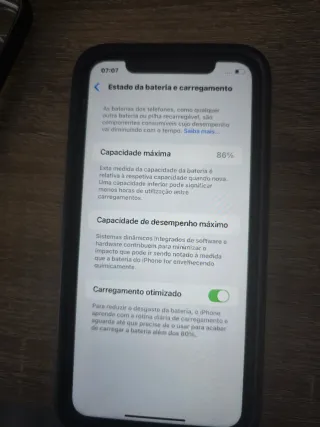 iPhone 11 128GB Preto Bateria 86%