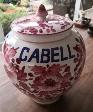 Vaso Cabell fragole Bologna ceramica