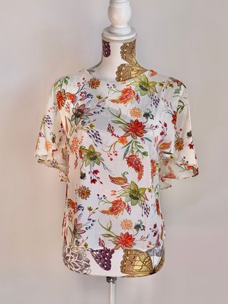 Blusa espalda descubierta Zara