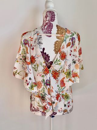 Blusa espalda descubierta Zara