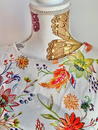 Blusa espalda descubierta Zara