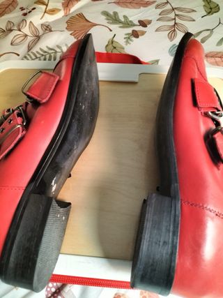 Botines Musse & Cloud Rojo Talla 38