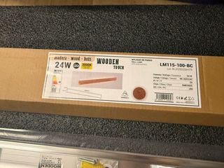 Lámpara 1m LED cálida regulable