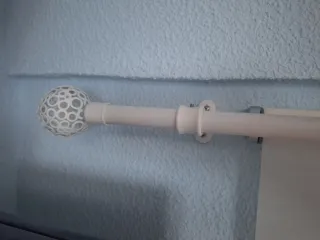 Lote cortinas naranjas y blancas