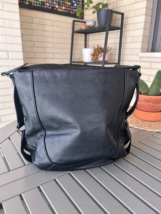 Bolso Desigual Negro Flores Bordadas