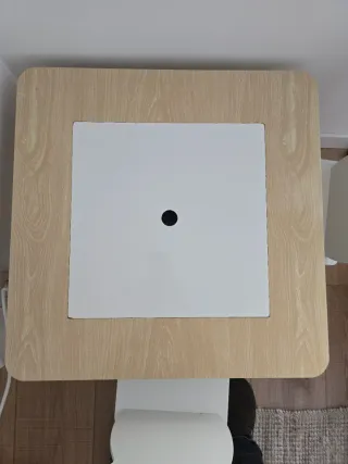 Mesa y 2 Sillas Infantiles Madera