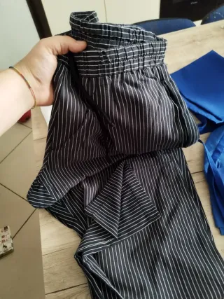 Divisa da chef bianca e blu