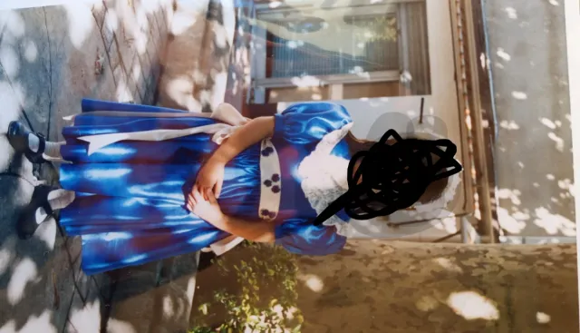 Vestido azul 5 años