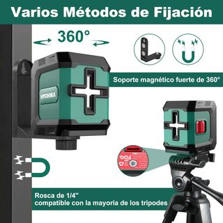 HYCHIKA Nivel Láser Autonivelante 15M, Nivel Laser