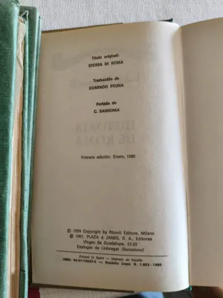 HISTORIA DE ROMA. Indro Montanelli