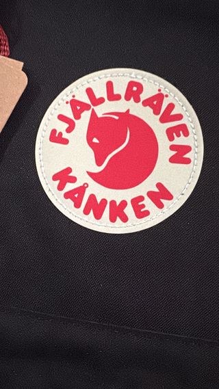 Zaino Fjallraven Kanken Nero Rosso