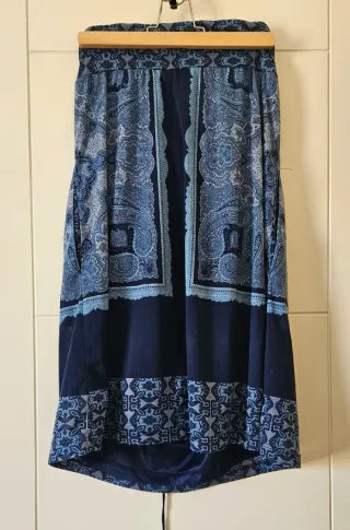 Vestido Mango Mujer Azul