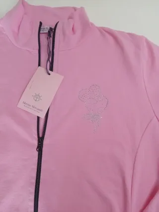 Felpa donna rosa taglia XL