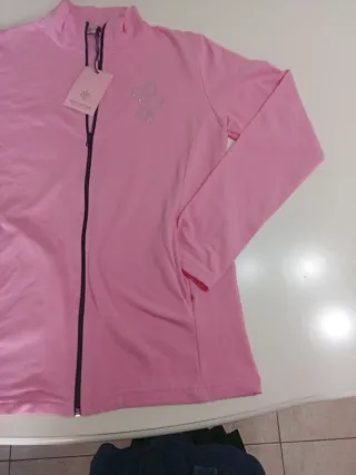 Felpa donna rosa taglia XL
