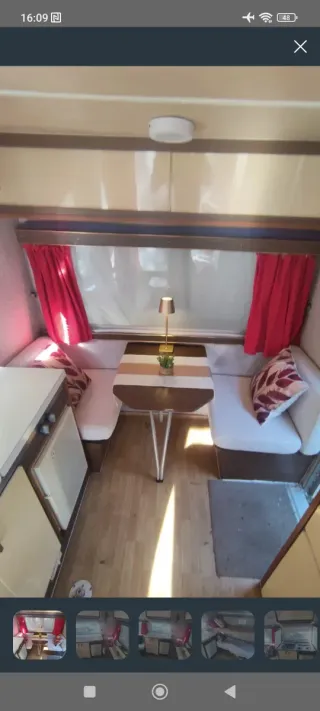 Caravana ligera con documentación