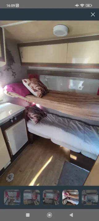 Caravana ligera con documentación