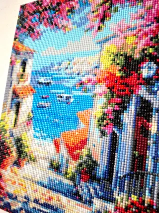 Quadro borgo di mare (Fatto a mano)