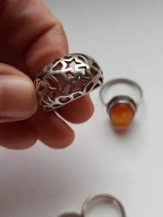 Lote 5 Anillos Plata 925*"