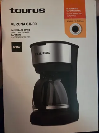 Cafetera Taurus Verona 6 Inox