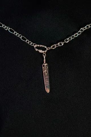 Berserk Guts Collana Necklace Spada Dragon Slayer